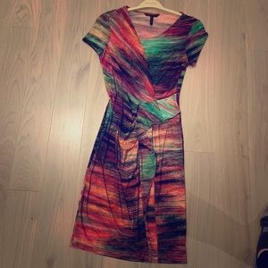 Sunset 🌅 abstract printed short BCBG Max Azria